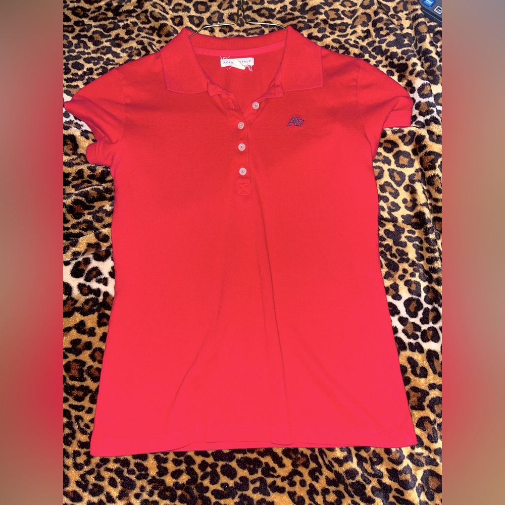Red Aeropostale polo